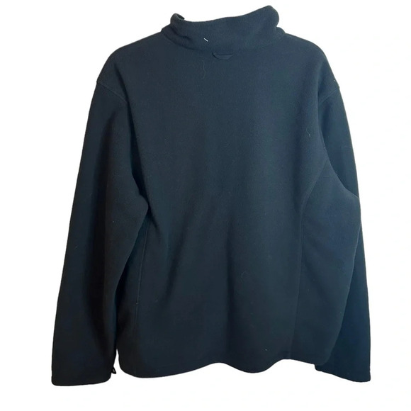 LANDS END MENS FLEECE ZIP UP JACKET - Picture 2 of 4
